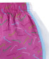ფოტო #5 პროდუქტის Toddler Girls Dri-FIT Swoosh Logo Short Sleeve Tee and Printed Shorts Set