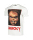 Фото #3 товара Men's and Women's White Chucky Doll T-Shirt