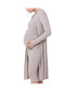 Maternity Ripe Nina Nursing Longline Cardigan Sand