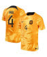 Men's Virgil Van Dijk Orange Netherlands National Team 2022/23 Home Vapor Match Authentic Player Jersey