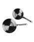 Фото #1 товара Voyage Series Tri-Ply Stainless Steel 2-Pc. Fry Pan Set