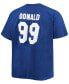 Фото #2 товара Men's Big and Tall Aaron Donald Royal Los Angeles Rams Player Name Number T-shirt