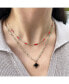 Coral Bar Chain Necklace