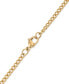 ფოტო #2 პროდუქტის Black Carbon Fiber Cross 24" Pendant Necklace in Gold-Tone Ion-Plated Stainless Steel