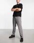 Фото #2 товара New Look slim pull on smart trouser in grey check