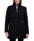 ფოტო #4 პროდუქტის Women's Faux-Fur-Trim Hooded Puffer Coat