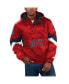 Фото #1 товара Men's Red Boston Red Sox Force Play II Half-Zip Hooded Jacket