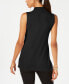 ფოტო #2 პროდუქტის Women's Sleeveless Mock-Turtleneck Sweater, Created for Macy's