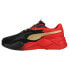 Фото #3 товара Puma RsX³ Nyc Lace Up Mens Black, Red Sneakers Casual Shoes 374388-01