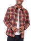 ფოტო #1 პროდუქტის Men's Quilted Wool Shirt Jacket