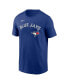 Фото #2 товара Men's Jordan Romano Royal Toronto Blue Jays Player Name and Number T-shirt