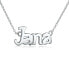 Silver necklace with the name of Jan JJJ1860-JAN