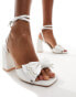 Фото #8 товара Be Mine Bridal Veronika heeled sandals in ivory