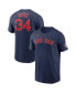 Фото #1 товара Men's David Ortiz Navy Boston Red Sox Name and Number T-shirt