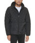 Фото #1 товара Men's Diamond Quilted Hooded Jacket