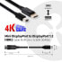 Club 3D Mini DisplayPort to DisplayPort 1.2 M/M 2m/6.56ft 4K60Hz - 2 m - Mini DisplayPort - DisplayPort - Male - Male - 4096 x 2160 pixels