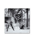 Фото #1 товара Hugh Evans 'Reindeer' Canvas Art - 14" x 14"