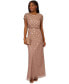 Фото #1 товара Petite 3D Embellished Blouson Gown