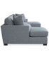 Фото #4 товара Nightford 146" 3-Pc. Fabric Double Chaise Sectional, Created for Macy's