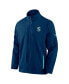 Men's Deep Sea Blue Seattle Kraken Authentic Pro Rink Coaches Full-Zip Jacket