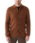 ფოტო #1 პროდუქტის Men's Collared Button Sweater Overshirt