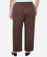 Фото #2 товара Plus Size Wine Country Classic Faux Suede Slant Pocket Medium Length Pant