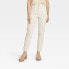 Фото #1 товара Women's High-Rise 90's Slim Straight Jeans - Universal Thread White 10 Short