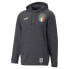 Фото #1 товара Puma Italy Ftblculture Pullover Hoodie Mens Grey Casual Athletic Outerwear 76713