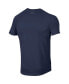 Men's Navy Howard Bison Lockup Tech Raglan T-shirt