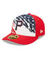 Фото #1 товара Men's Red Pittsburgh Pirates 2022 4th of July Low Profile 59FIFTY Fitted Hat