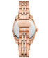 ფოტო #3 პროდუქტის Women's Scarlette Three-Hand Date Rose Gold-Tone Stainless Steel Watch 32mm