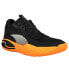 Фото #2 товара Puma Court Rider I Basketball Mens Black, Orange Sneakers Athletic Shoes 195634