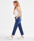 ფოტო #2 პროდუქტის Women's Mid-Rise Relaxed Girlfriend Jeans, Created for Macy's