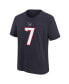 ფოტო #2 პროდუქტის Little Boys and Girls C.J. Stroud Navy Houston Texans Player Name and Number T-shirt