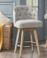 Onyx 26" Upholstered 360 Degree Swivel Counter Stool