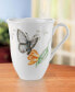 Фото #3 товара Butterfly Meadow 12 Oz. Floral Porcelain Mug