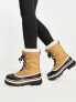 Sorel Caribou Apres snow boots in tan