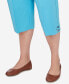 Plus Size Summer Breeze Capri Pants with Hem Detail