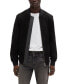 Men's Suede Bomber Jacket