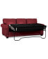 Фото #18 товара Orid 84" Queen Leather Roll Arm Sleeper, Created for Macy's