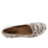Фото #15 товара Softwalk Sicily S1861-093 Womens Gray Canvas Slip On Ballet Flats Shoes