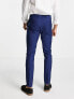 Jack & Jones Premium slim fit suit trousers in bright blue