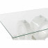 Фото #2 товара Кофейный столик DKD Home Decor Белый Прозрачный Деревянный Стеклянный Деревянный MDF 110 x 60 x 45 cm