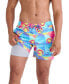 ფოტო #1 პროდუქტის Men's Oh Buoy 2N1 Coast 2 Coast Printed Volley 5" Swim Shorts