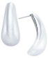 ფოტო #1 პროდუქტის Medium Tapered Statement J-Hoop Earrings, Created for Macy's