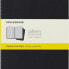 Moleskine Zestaw 3 Zeszytów MOLESKINE Cahier Journals L (13x21cm) w kratkę, 80 strony, czarny