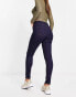 Фото #4 товара New Look mid rise skinny jeans in dark blue