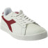 Фото #3 товара Diadora Game L Low Waxed Mens White Sneakers Casual Shoes 160821-C6313