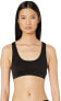 Фото #1 товара Skin Women's 186284 Solange Crop Top Black Sports Bra Underwear Size L