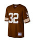 Фото #3 товара Men's Jim Brown Brown Cleveland Browns Big and Tall 1963 Retired Player Replica Jersey